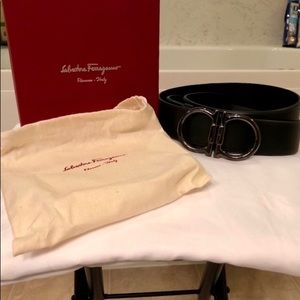 Men’s black Ferragamo Belt